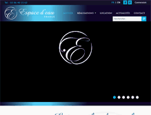 Tablet Screenshot of espacedeau.fr