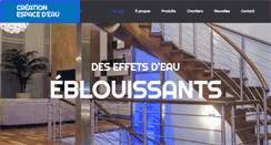 Desktop Screenshot of espacedeau.ca